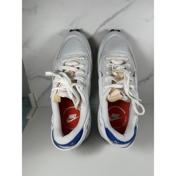 Size 6.5 - Nike Waffle Debut Vintage White Game Royal Women's NWOT DX2931-400 - Picture 4 of 10